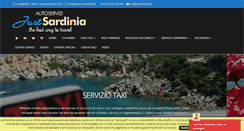 Desktop Screenshot of justsardinia.it